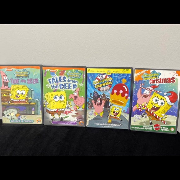 Nickelodeon Other - SpongeBob Squarepants DVD’s (Lot of 4)